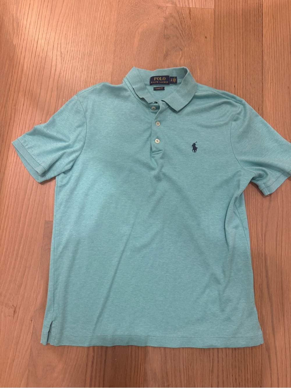 Polo by Ralph Lauren Men’s Seafoam Green Short-Sleeve Polo